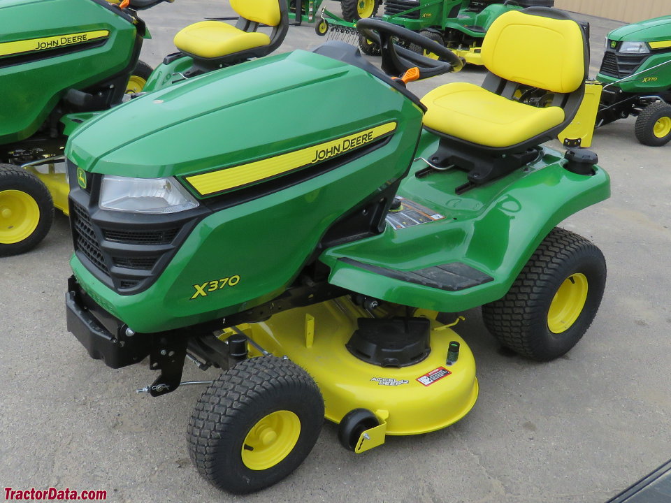 2017 model year John Deere X370.