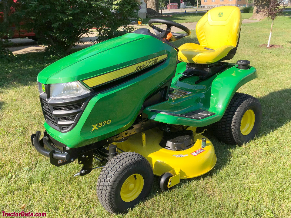 2021 model year John Deere X370.