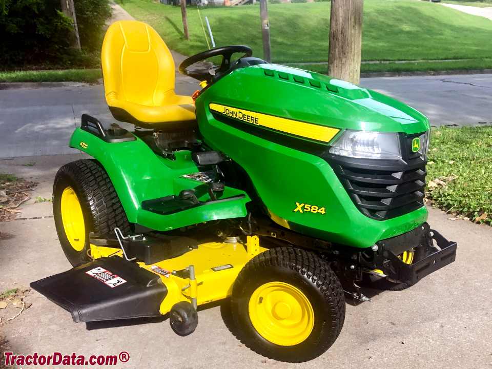 John Deere X584 garden tractor.