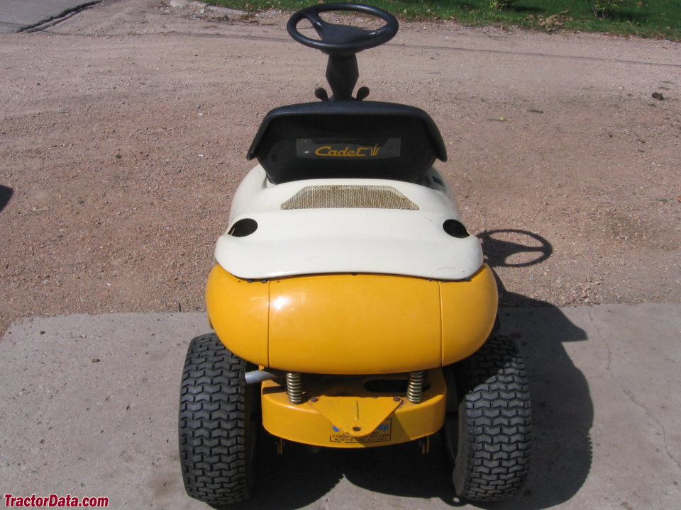 Cub Cadet 1027 rear-engine riding lawn mower.