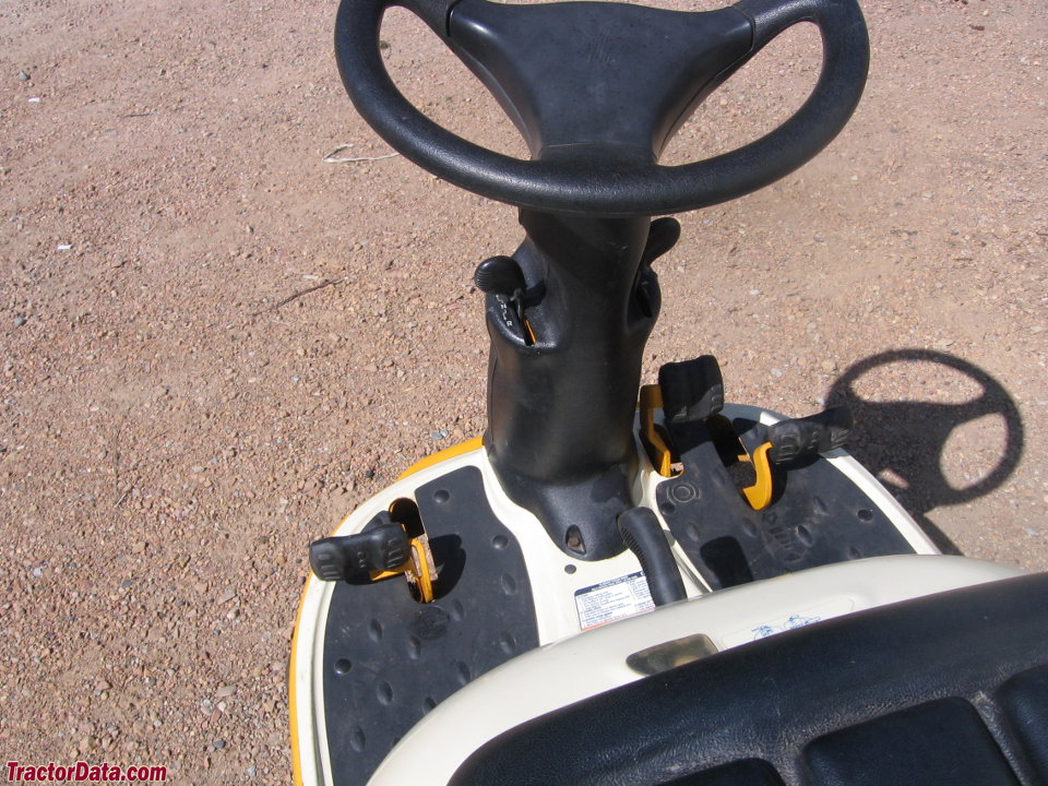 Cub Cadet 1027 operator station and controls.