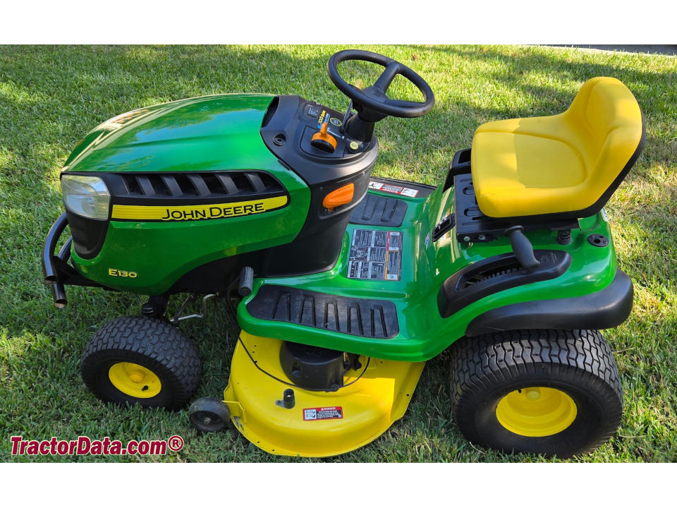 John Deere E130, left side.