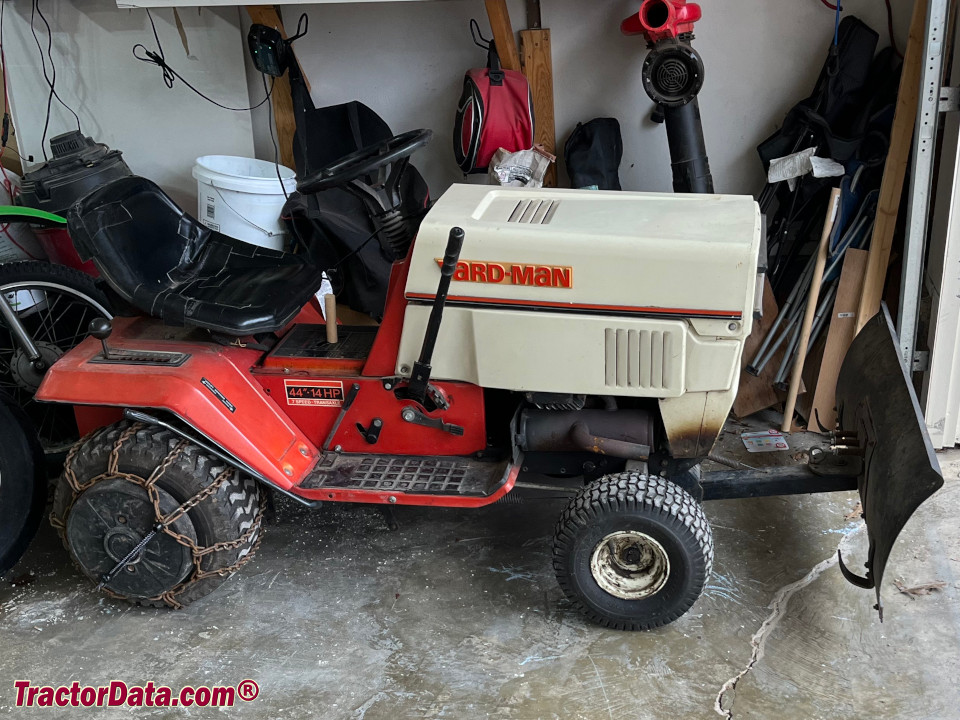Yard-Man 13705 with front blade.