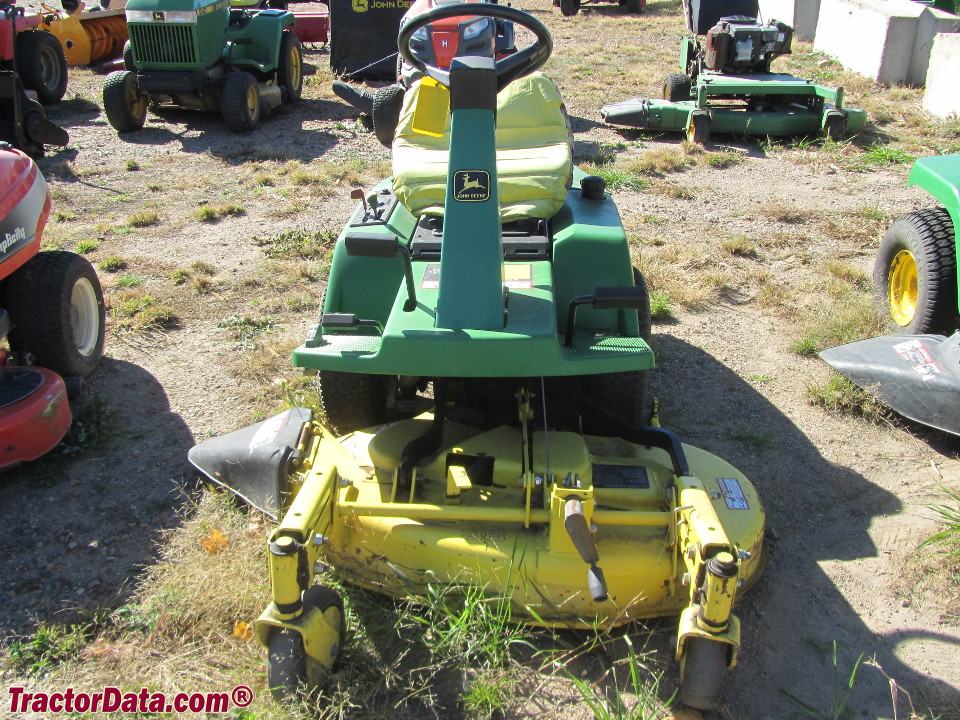 John Deere F510 front-mount mower.