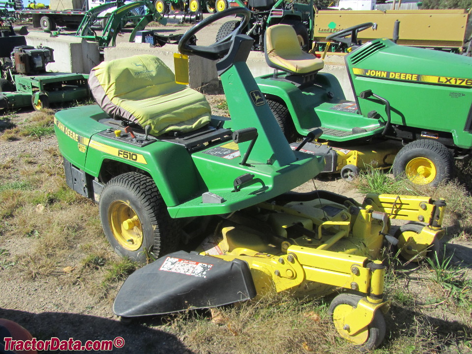 John Deere F510 front-mount mower.