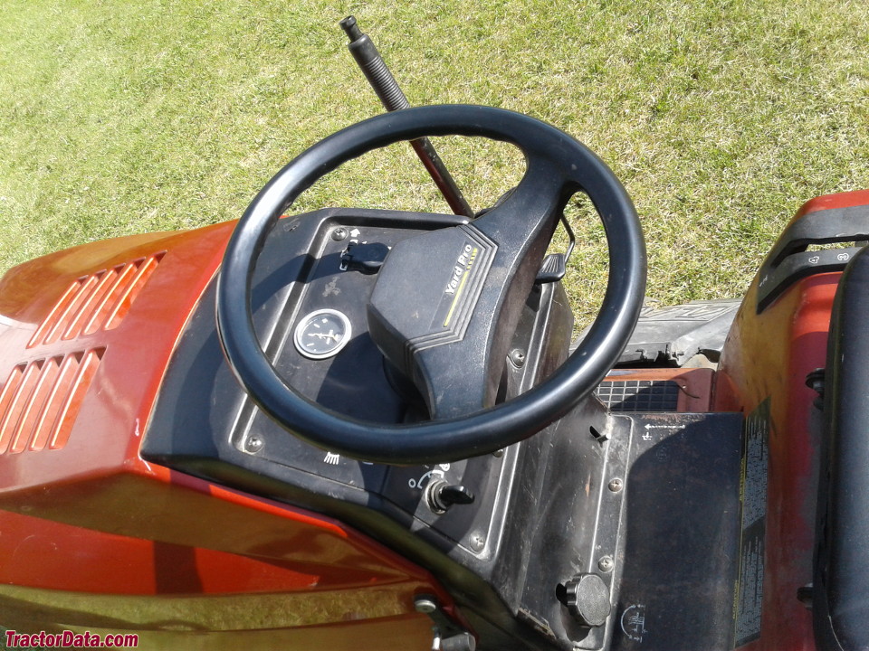 Yard Pro GTV-16 dashboard.