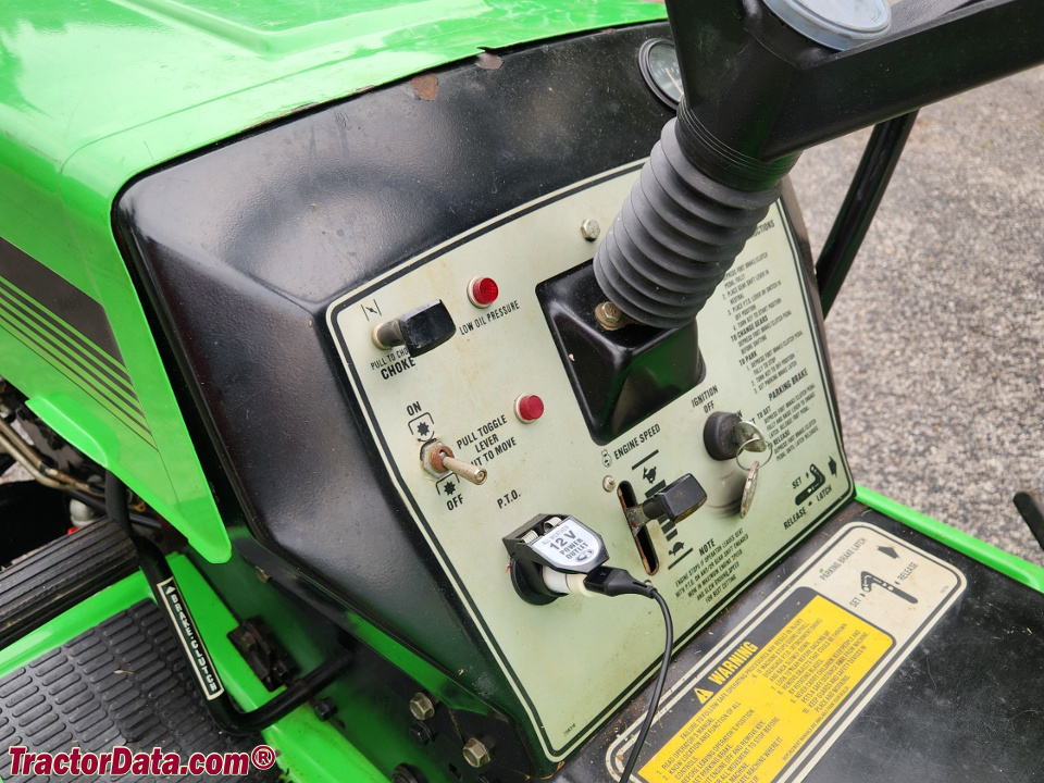 Lawn-Boy 52153 dashboard.
